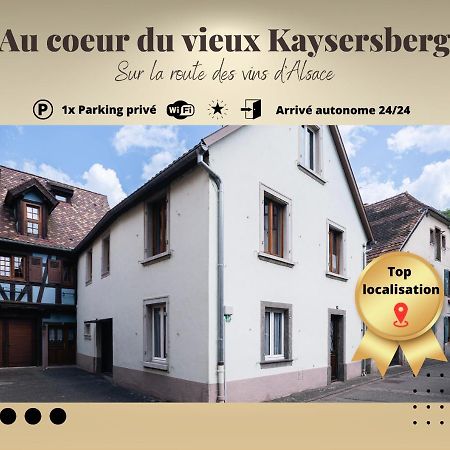 Gite Au Coeur Du Vieux Kaysersberg - Parking Prive & Wifi Eksteriør bilde
