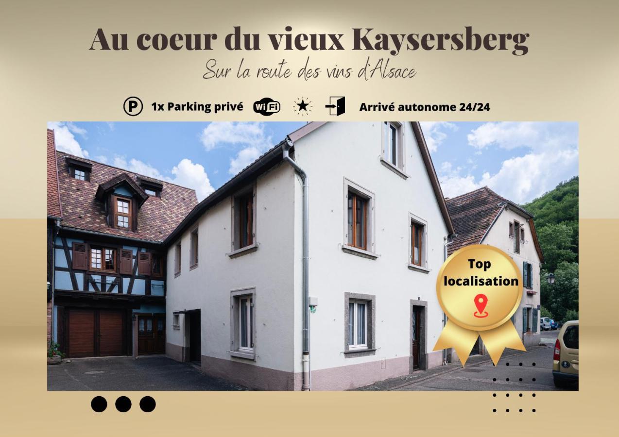 Gite Au Coeur Du Vieux Kaysersberg - Parking Prive & Wifi Eksteriør bilde